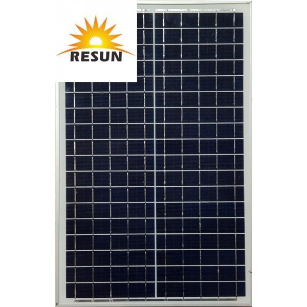 Panel Solar 25Wp / 12VDC Policristalino RESUN