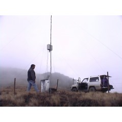 2004: Instalación de una torre exploratoria para la mineria IMC en Cuenca