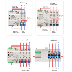 Conmutador automatico entre Red y Solar