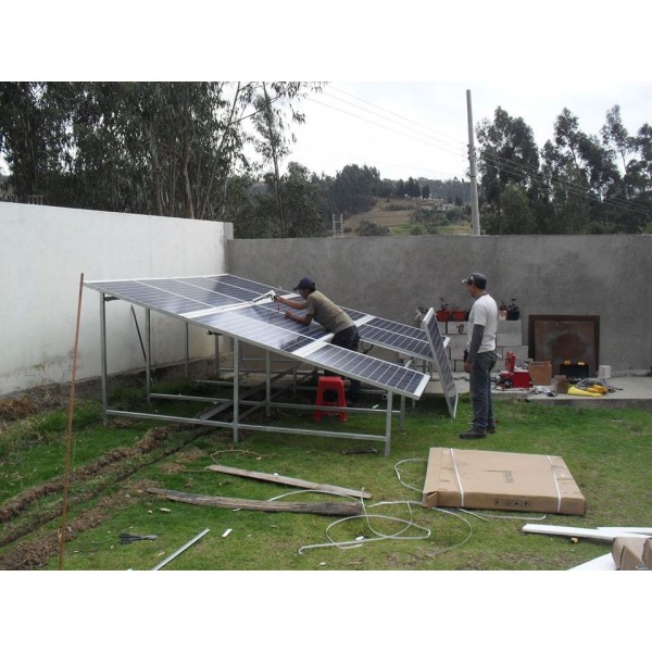 2012: Un sistema fotovoltaico para una fundación en Cuenca