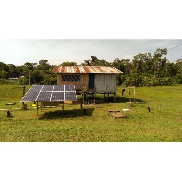 2015: Instalación de 38 kWp en Offgrid en el Parque Yasuni