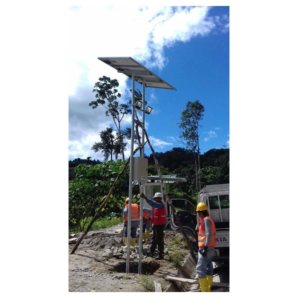 2016: Un poste de luz solar para AGIP OIL