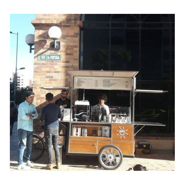 2017: Un sistema mobil para preparar cafe on the go...