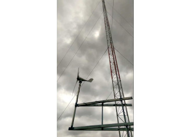 2018: Un aerogenerador de 600W para alimentar una repetidora