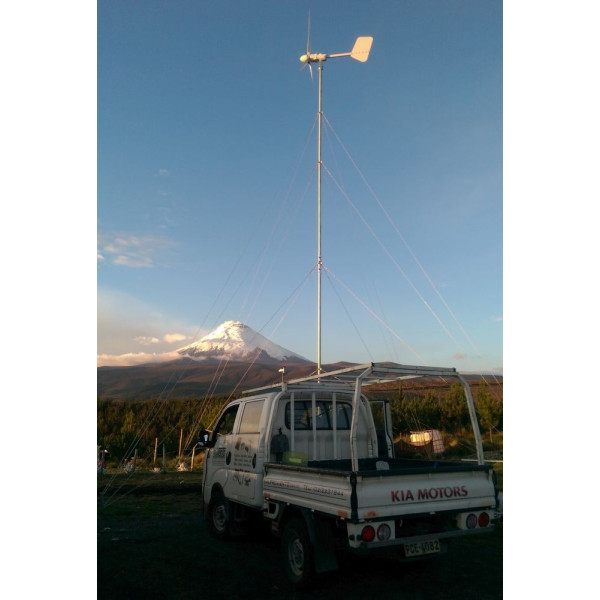 2018: Un aerogenerador para alimentar los guardabosques de NOVOPAN