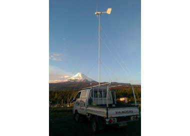 2018: Un aerogenerador para alimentar los guardabosques de NOVOPAN