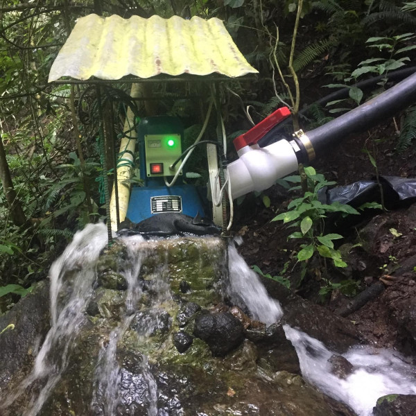 2019: Una hidroelétrica de 500W en Jama-Coaque de Third Millenium Allience