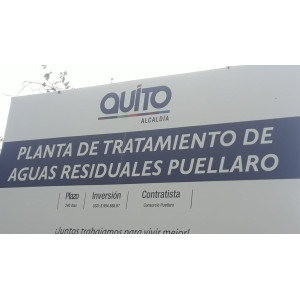 2020: Para la planta de aguas residuales en Puellaro un SFV