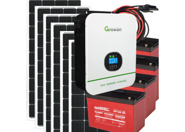 COMBO4: Sistema hibrido para viviendas. Paneles pequeños.