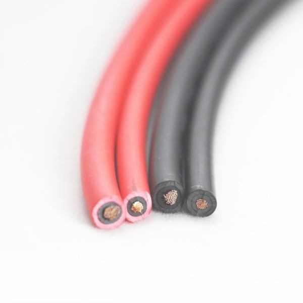 Cables Solares con doble chaqueta (rojo+negro)