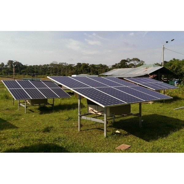 2015: Instalación de 38 kWp en Offgrid en el Parque Yasuni
