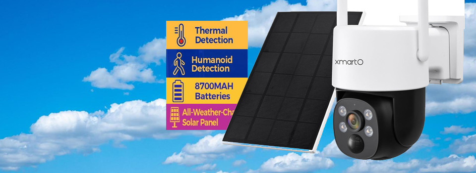 Camaras con paneles solares